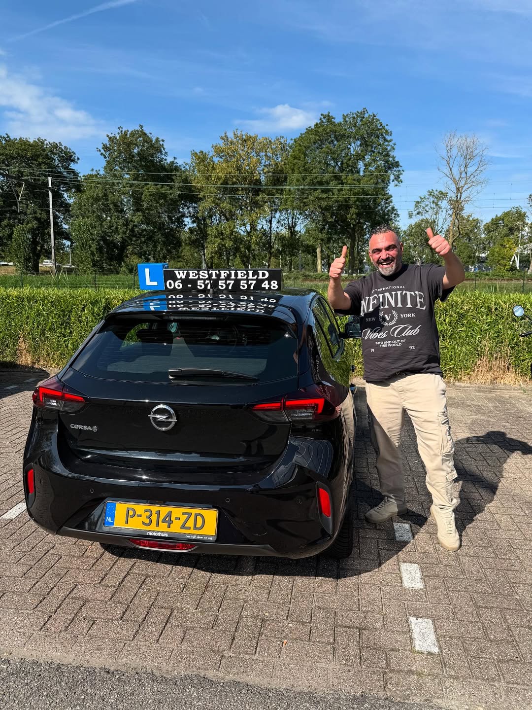 Geslaagde leerling Rijschool Westfield